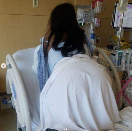 Ubi Franklin's alleged 4th babymama Sandra Iheuwa welcomes baby 