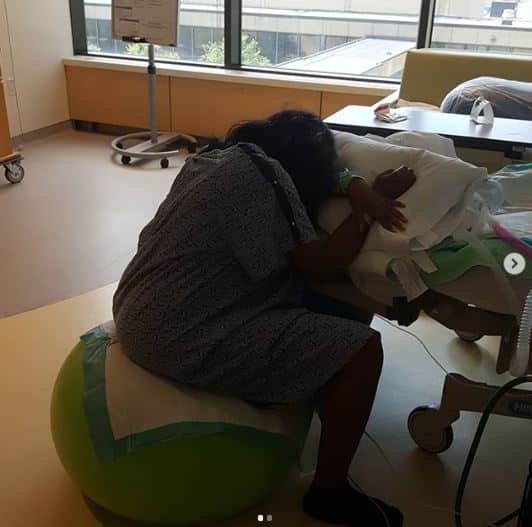 Ubi Franklin's alleged 4th babymama Sandra Iheuwa welcomes baby 