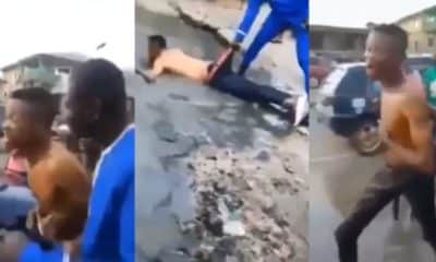 Yahoo boy allegedly runs mad after failing to use his mother for money ritual (video)