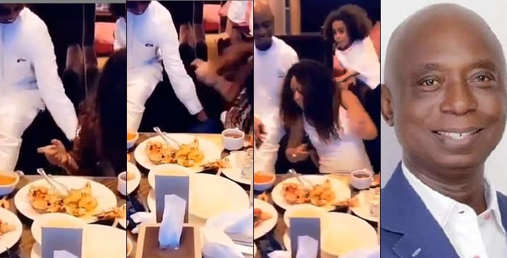 Ned Nwoko spotted playing with Regina Daniels' buttocks 
