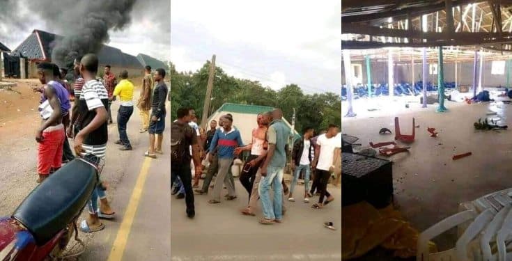 Angry youths beat up pastor for allegedly using people for rituals (photos)