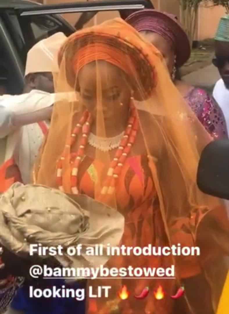 First photos from Bam Bam and Teddy A's traditional wedding