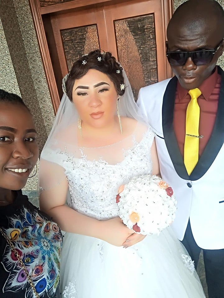 Lady walks down the aisle with her blind fiancé in Nasarawa State (photos)