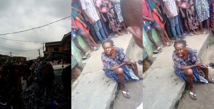 Bird allegedly turns into an old woman in Lagos (video)