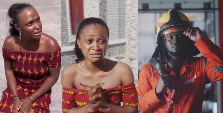 Blessing Okoro reacts as Paul Okoye's new song, Audio Money, features her fake mansion scandal