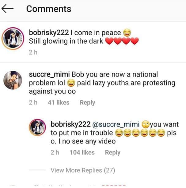 Bobrisky reacts to protest staged by youths in Abuja