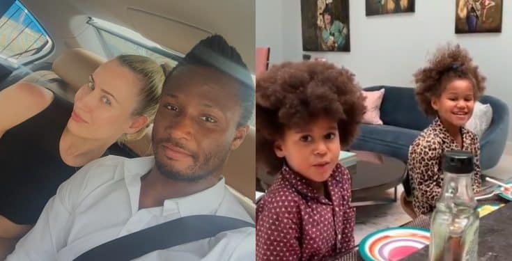 I want daddy to marry you right now – Mikel Obi’s daughter tells her mum (Video)