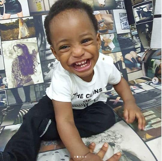 Linda Ikeji shares lovely photos to celebrate his son's birthday