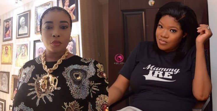 Lizzy Anjorin accuses Toyin Abraham of opening fake accounts to attack her colleagues