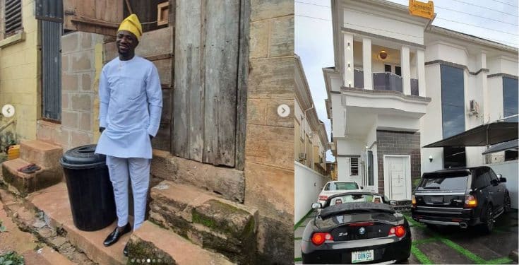 Nigerian comedian, Ogusbaba buys his first house in Lekki 