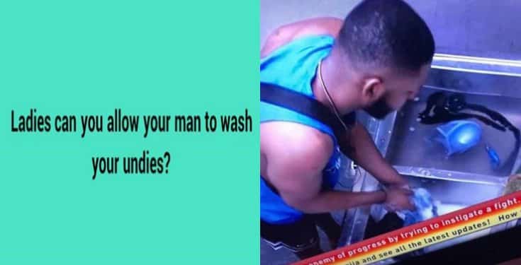 Nigerian ladies speaks on allowing their partners wash their undies