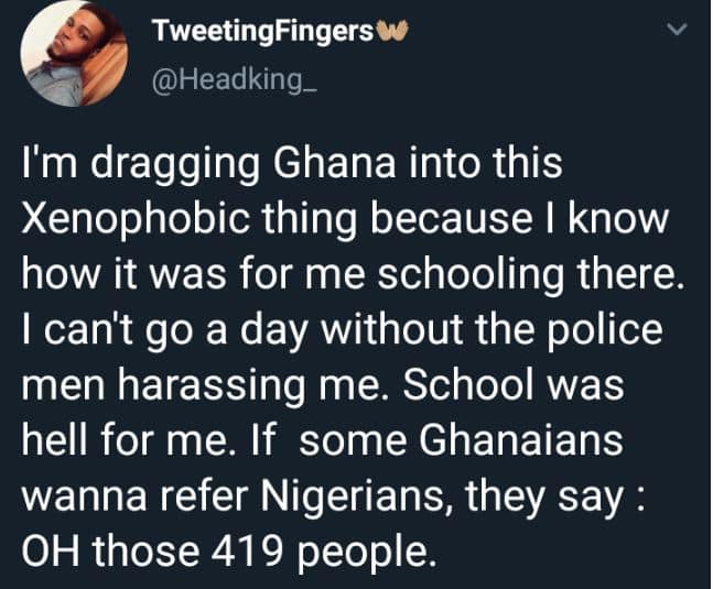 Nigerian man narrates his experiences with xenophobia in Ghana