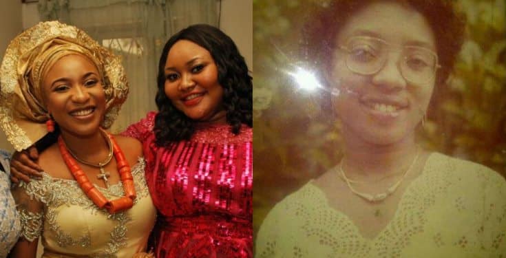 Tonto Dikeh's sister pens down tribute to their late mother