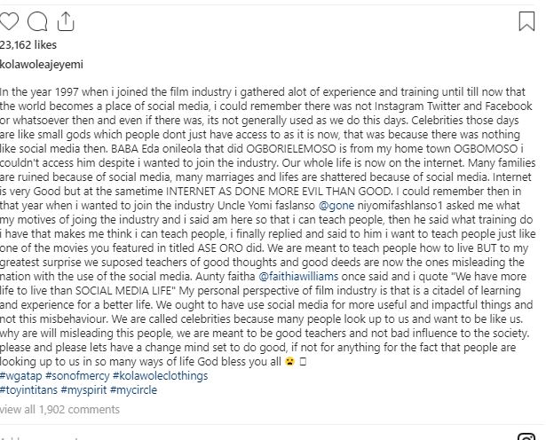 Toyin Abraham’s husband reacts to Lizzy Anjorin’s defamation