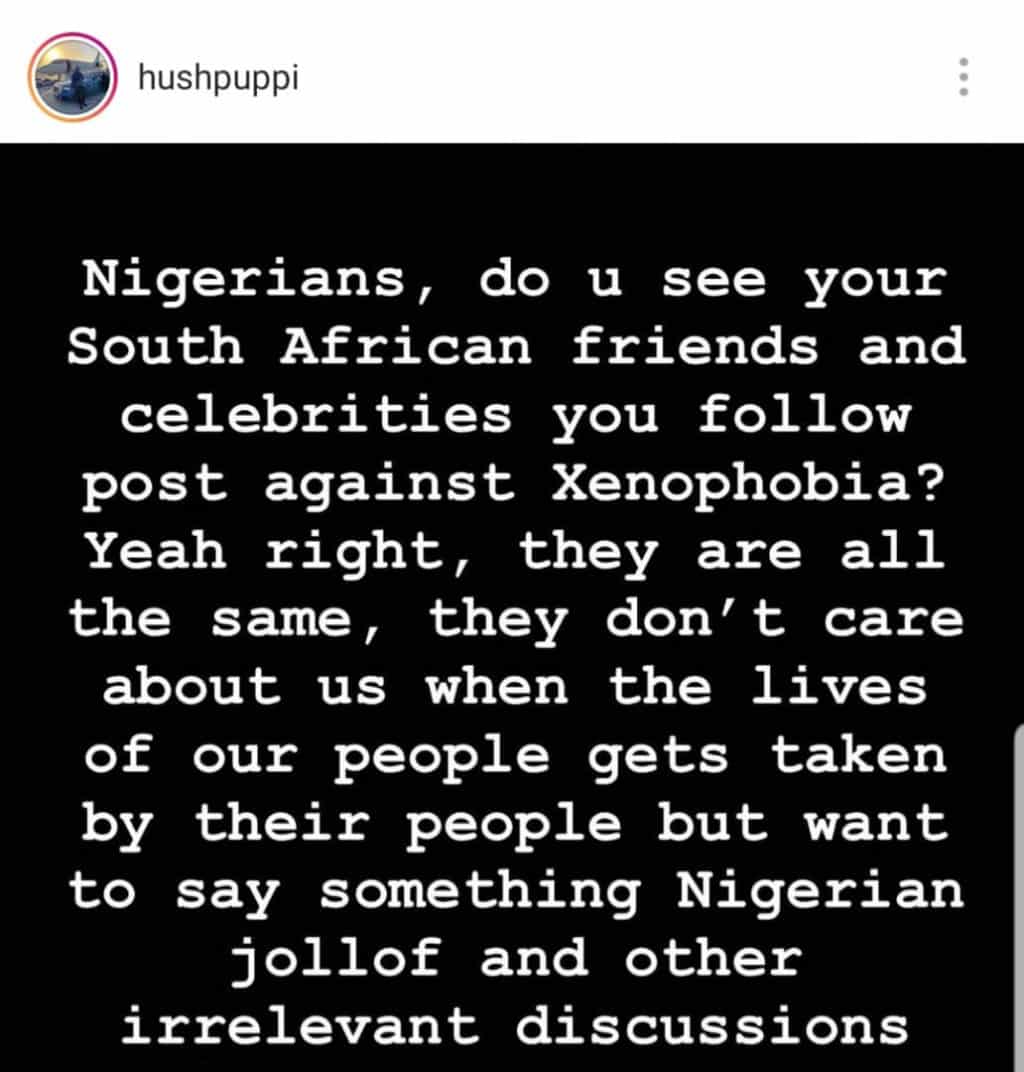 #Xenophia Hushpuppi blasts celebrities for keeping silent 