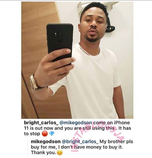 Actor Mike Godson replies a troll who mocked him for not upgrading to iPhone 11