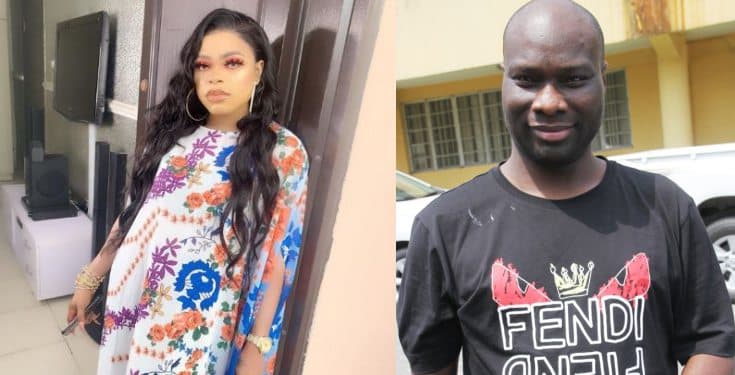 Bobrisky reacts after Mompha was arrested by the EFCC