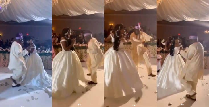 Dad wows audience with his dance moves, during his daughter's wedding (Video)