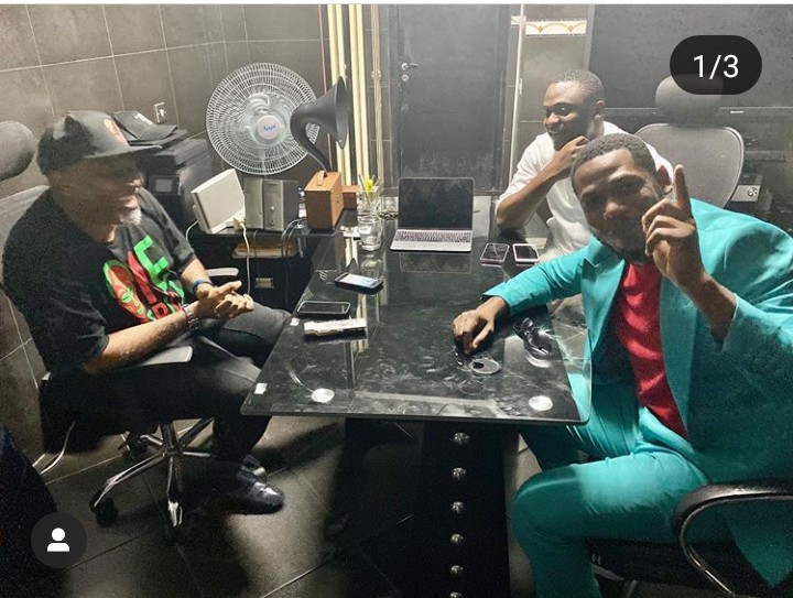 Frodd meets with Ubi Franklin, Paul O, as he signs new deal (Photos)