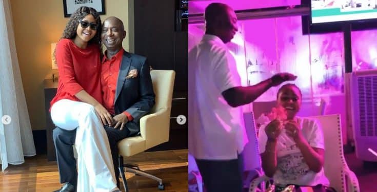 Ned Nwoko surprises his wife, Regina Daniels with a birthday treat (Video)