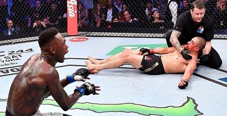Nigerian Israel Adesanya becomes UFC Middleweight Champ (Video)