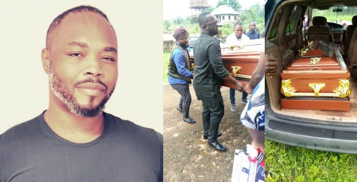 Photos from the burial ceremony of social commentator, Stanley Nwabia