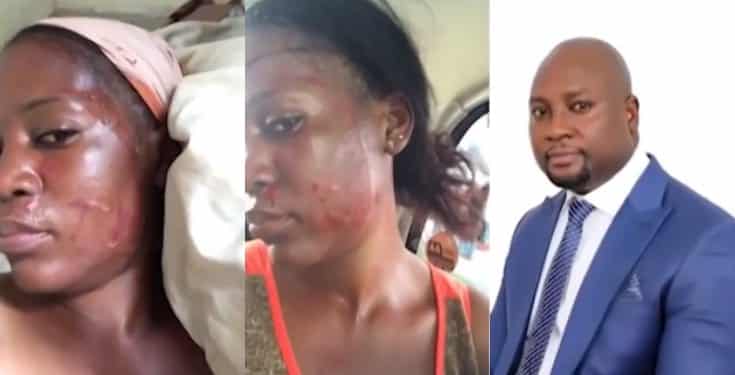 Sidechick assaulted by her baby daddy & wife for asking for rent allowance (Video)