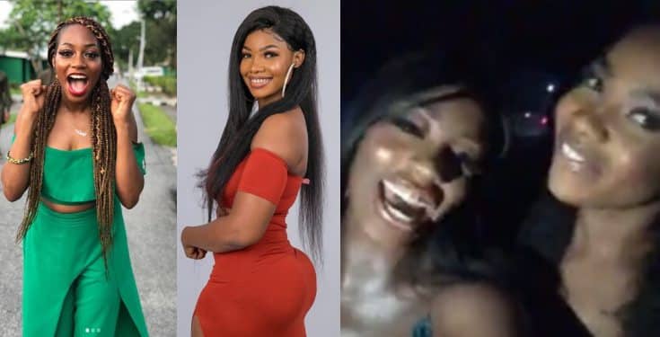 Tacha And Khafi Step Out Together With Police Escort (Video)