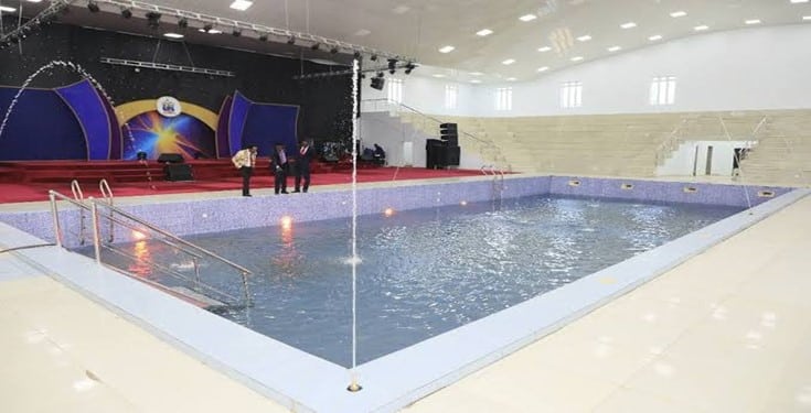 Church In Abuja where Pastor charges ₦50,000 to swim in miracle swimming pool
