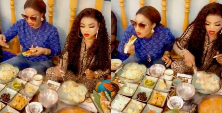 Bobrisky and Tonto Dikeh spite haters as they enjoy life in Dubai (video)