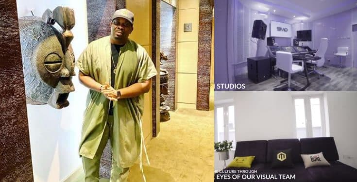 Donjazzy shares lavish interior of new multi-million naira Mavin office as he celebrates 37th birthday (video)