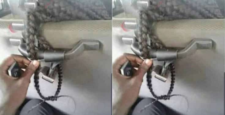 Man ties lady’s braids in a bus for refusing to give him her phone number