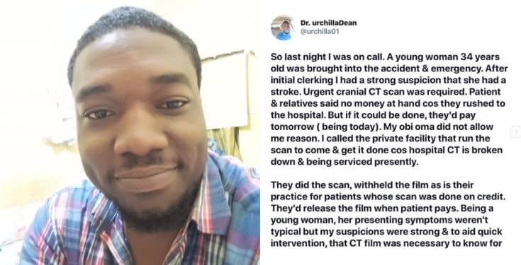 Medical doctor narrates how a couple paid him back for his kindness