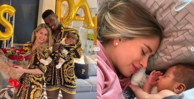 Paul Pogba reveals his son's face for the first time (Photos)