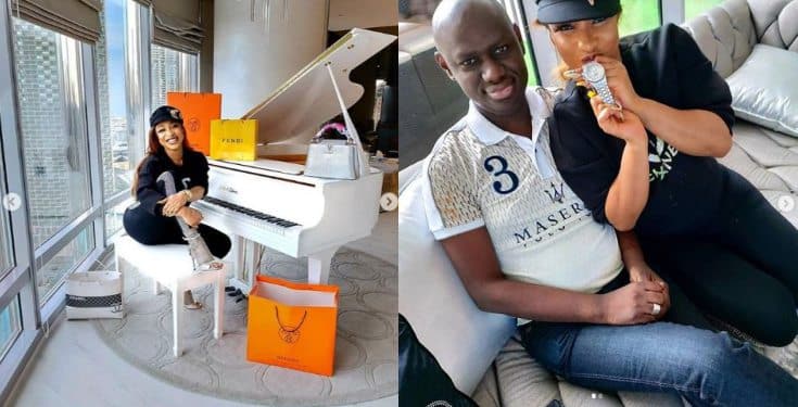 Timi Frank gifts Tonto Dikeh a luxury wrist watch and an apartment in Dubai