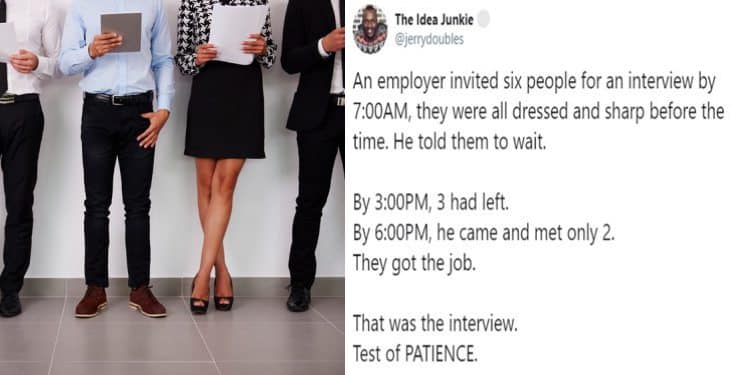 Twitter users react as employer tests the patience of jobseekers