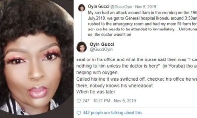 Woman narrates how she lost her 9-month-old baby at Ikorodu general hospital