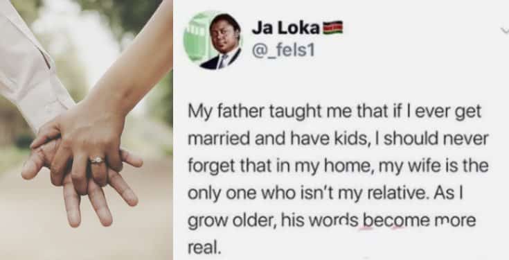 'Your wife is not your blood or your relative' - Man warns