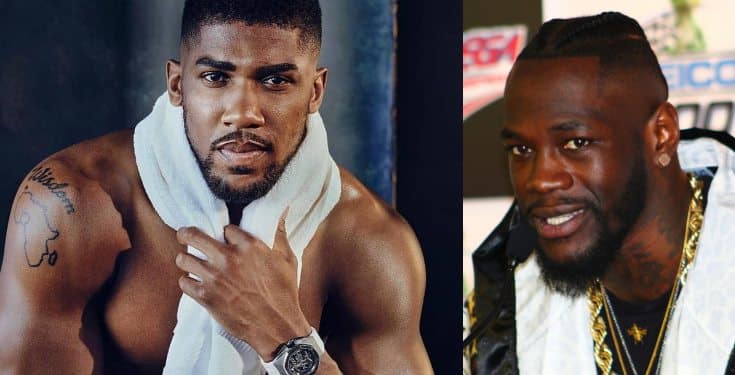 Anthony Joshua finally replies Deontay Wilder who criticized him for 'running around all day' against Ruiz