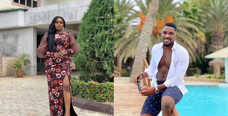 Bad breath: Bisola subtly replies Tobi