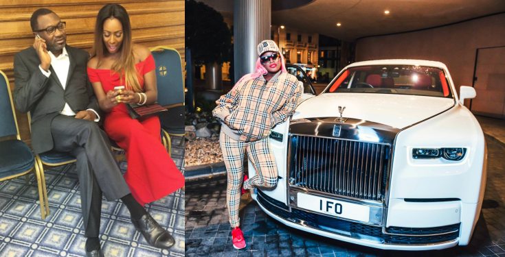 DJ Cuppy takes delivery of a Rolls Royce for her billionaire dad, Femi Otedola