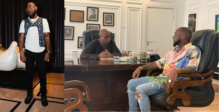 'I am very proud of you and will continue to pray for you' - Davido's father praises him after his concert