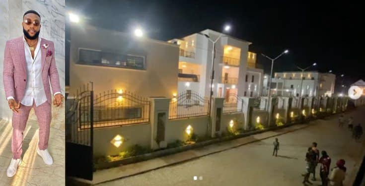 Kcee shares videos of his newly built mansion in Anambra State