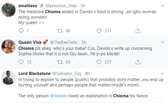 Nigerians react to Davido and his babymama, Sophia Momodu’s drama on IG