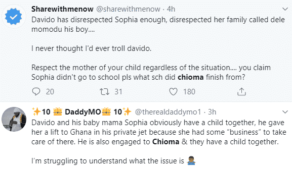 Nigerians react to Davido and his babymama, Sophia Momodu’s drama on IG