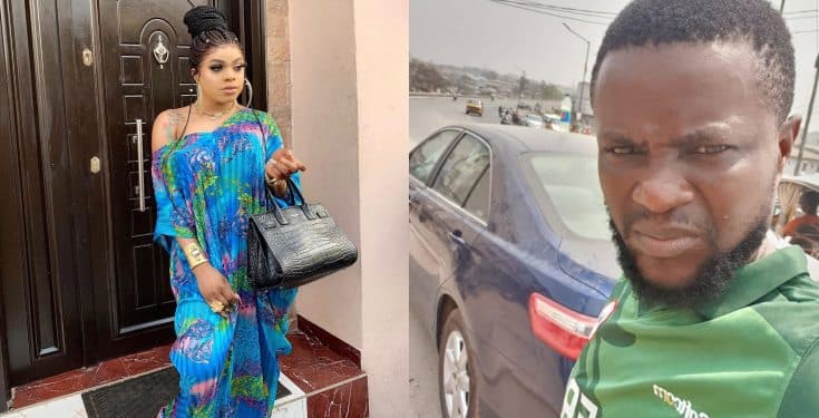 IG blogger exposes Bobrisky, says news that driver stole his car is damage control