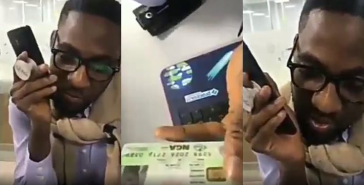 Man leads scammer on in hilarious video that ends with the scammer cursing him