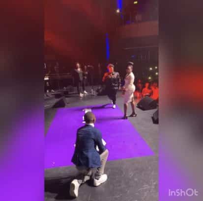 Man proposes to girlfriend at Teni billionaire concert in London Video lailasnews 413x410 1