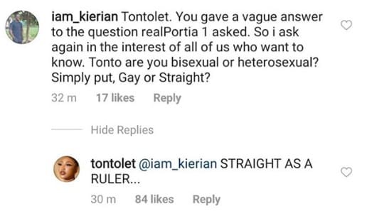 I am as straight as a ruler- Tonto Dikeh reacts to rumors she might be a lesbian