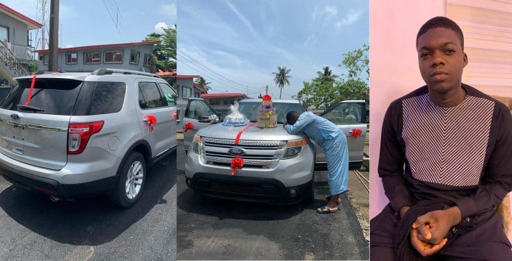 IG comedian Cute Abiola gets new car as birthday gift (Video)